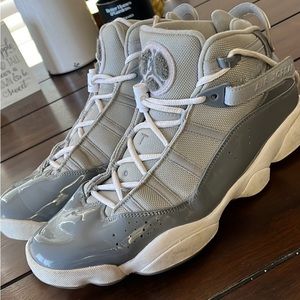 Hello these shoes are used but are like new only worn 2 times!